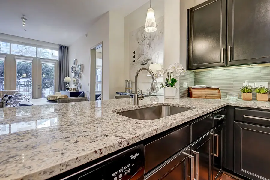 WaterWall Place kitchen photo